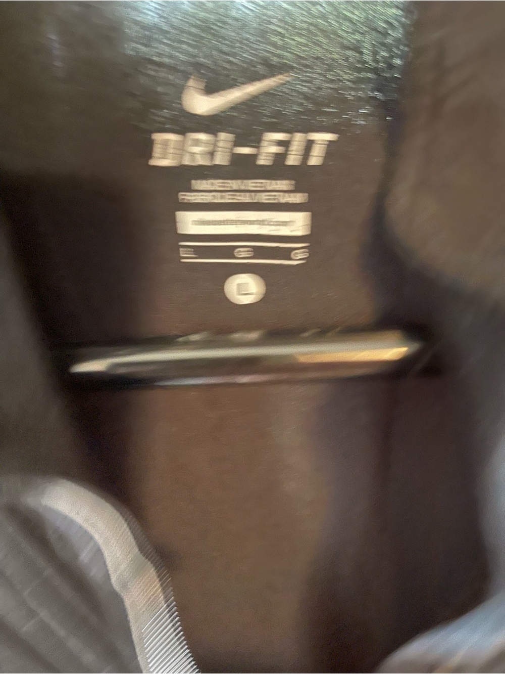 Nike Black Dri-FIT Hoodie with White Swoosh - Picture 2 of 3